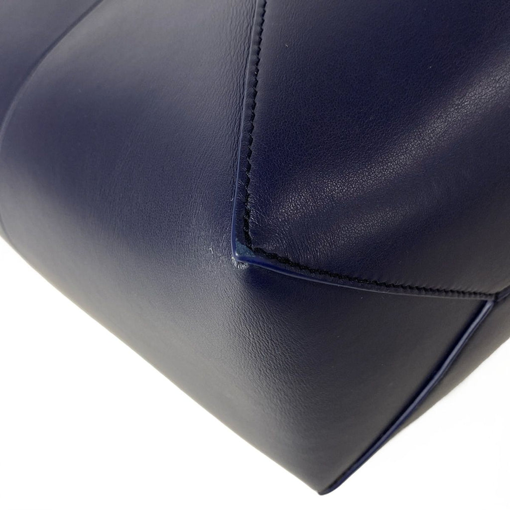 Loewe Tote Puzzle Fold Abyss Blue Folding — view 6