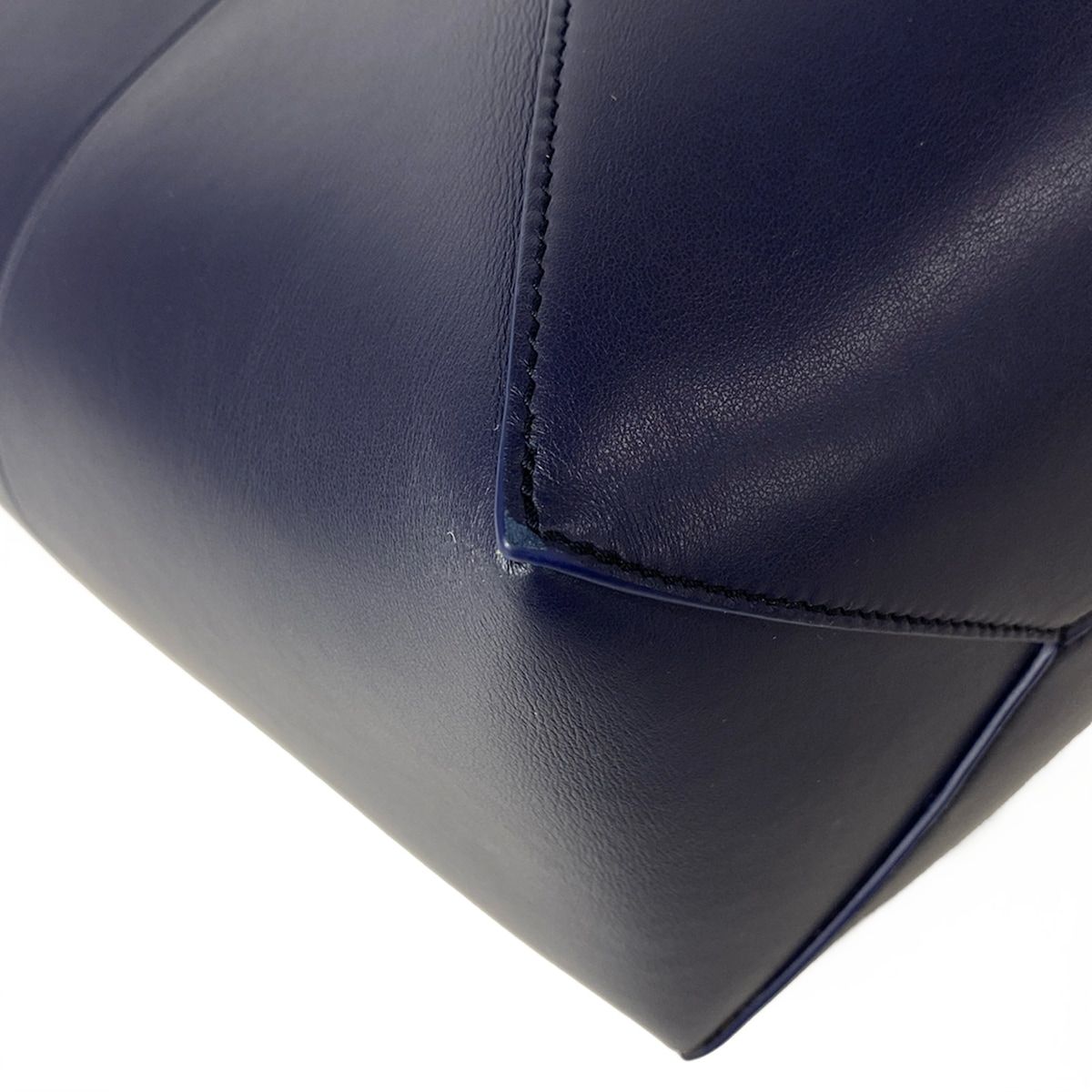 Loewe Tote Puzzle Fold Abyss Blue Folding — view 6