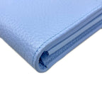 Louis Vuitton Wallet Capucines Portefeuille Blue Leather Cowhide — view 8