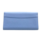 Louis Vuitton Wallet Capucines Portefeuille Blue Leather Cowhide — view 2