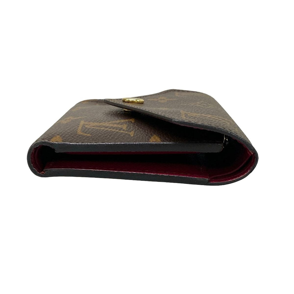 Louis Vuitton Trifold Wallet Monogram Portefeuille Victorine Fuchsia — view 9