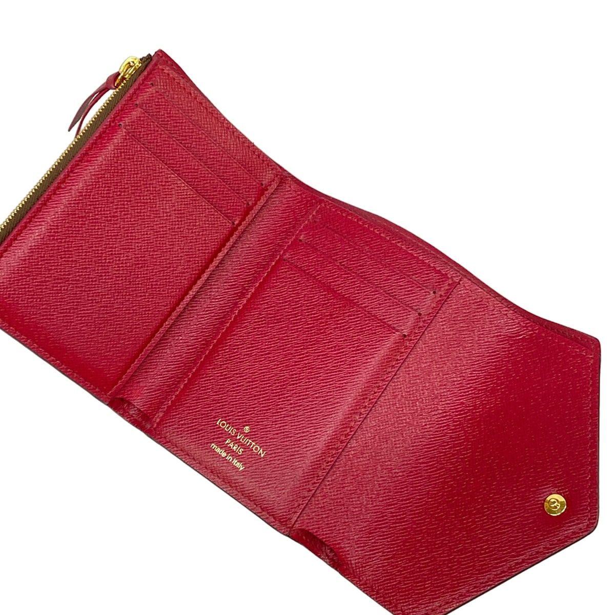 Louis Vuitton Trifold Wallet Monogram Portefeuille Victorine Fuchsia — view 3
