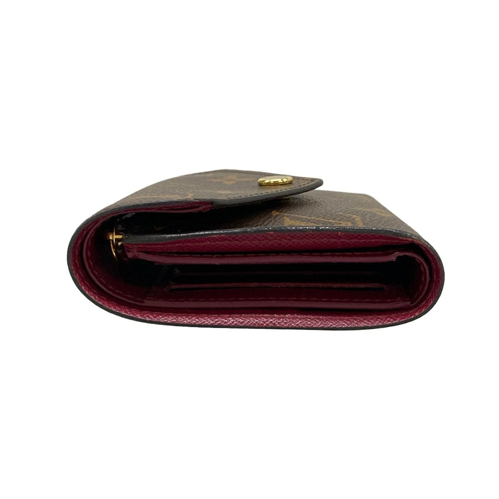 Louis Vuitton Trifold Wallet Monogram Portefeuille Victorine Fuchsia — view 8