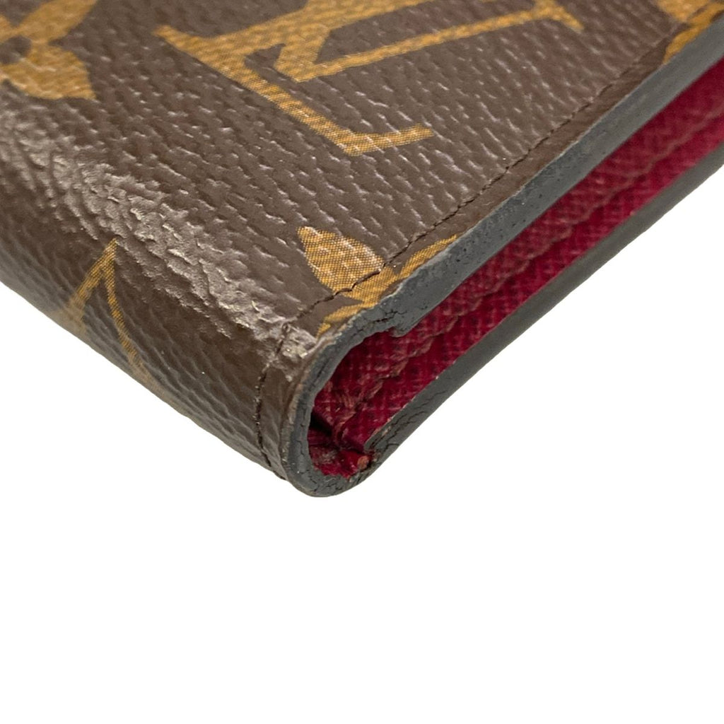 Louis Vuitton Trifold Wallet Monogram Portefeuille Victorine Fuchsia — view 6