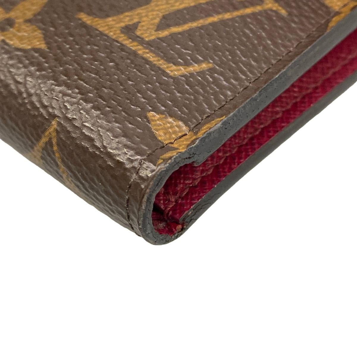 Louis Vuitton Trifold Wallet Monogram Portefeuille Victorine Fuchsia — view 6