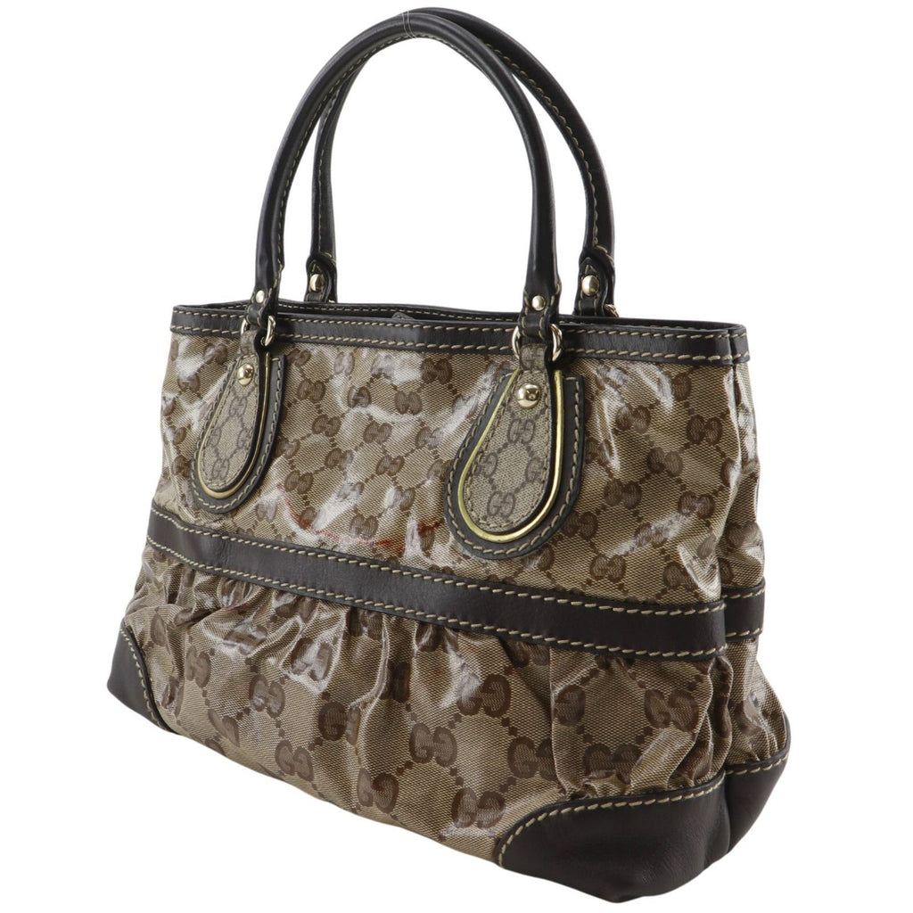 Gucci GG Crystal Brown Tote — view 2