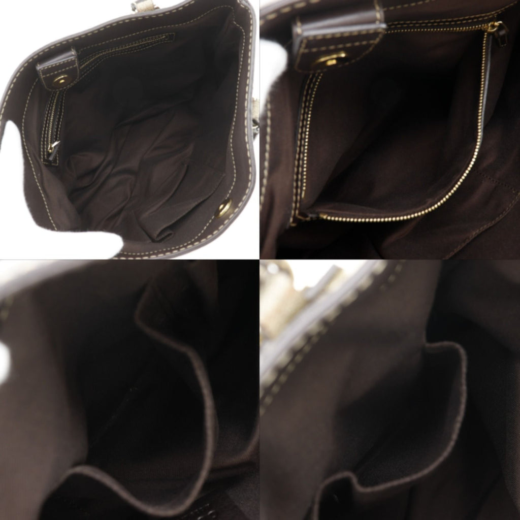 Gucci GG Crystal Brown Tote — view 6