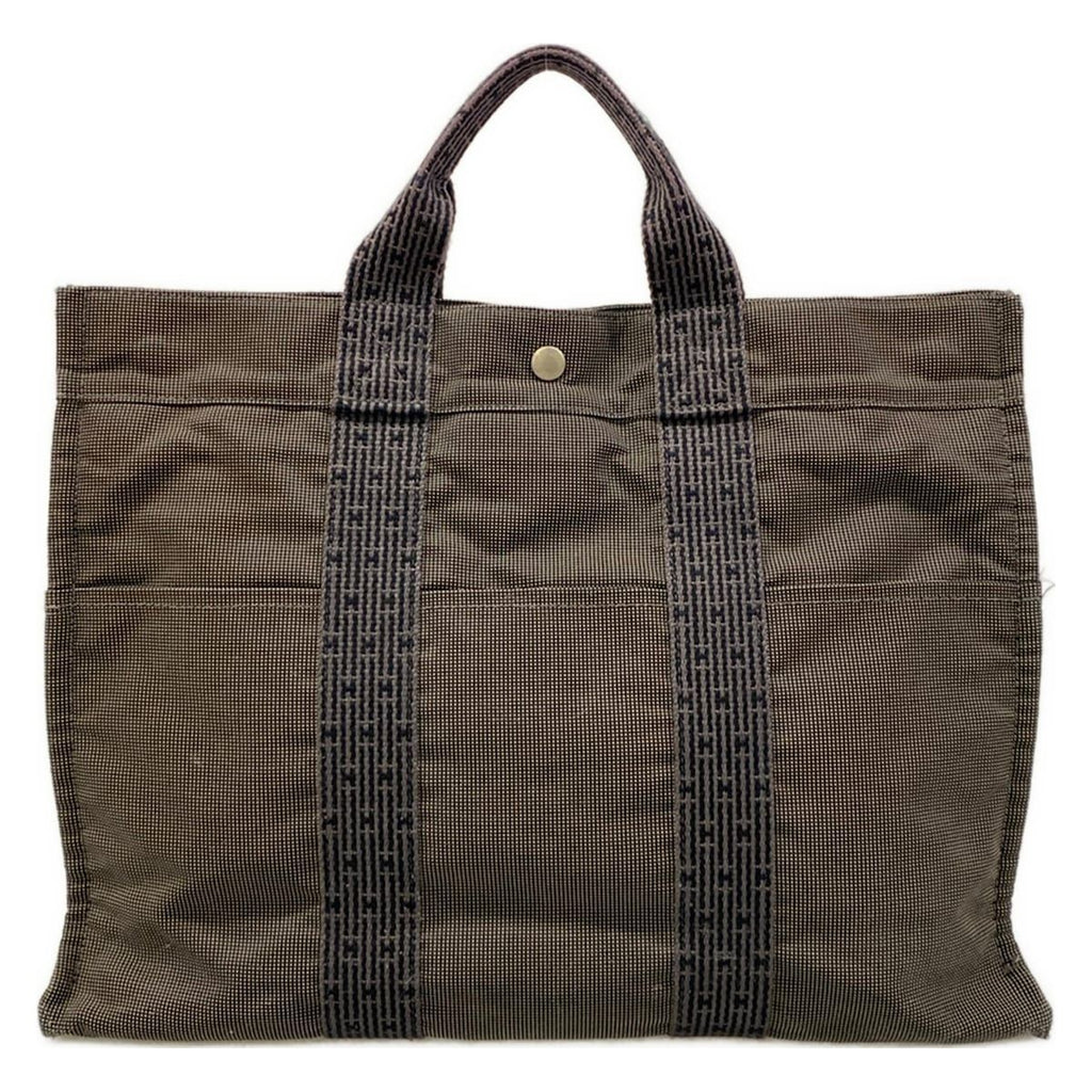 Hermes Tote Her Line MM Dark Gray Vintage — view 3