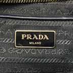 Prada Handbag Dark Navy Leather — view 9