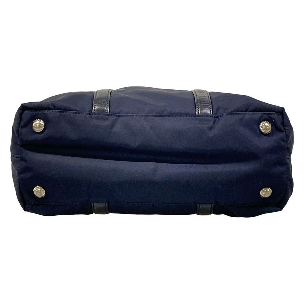 Prada Handbag Dark Navy Leather — view 5