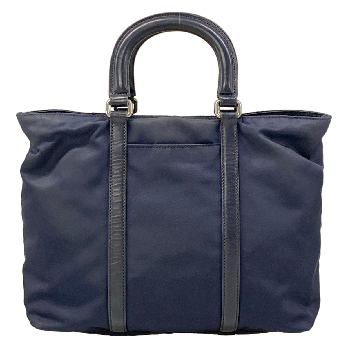 Prada Handbag Dark Navy Leather — view 3