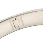 Hermes Bangle Click Silver Black Bracelet — view 4