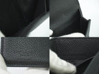 Saint Laurent Logo Trifold Wallet Compact Leather Black — view 9