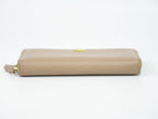 Gucci GG Marmont Zip Around Wallet Leather Pink Beige — view 3