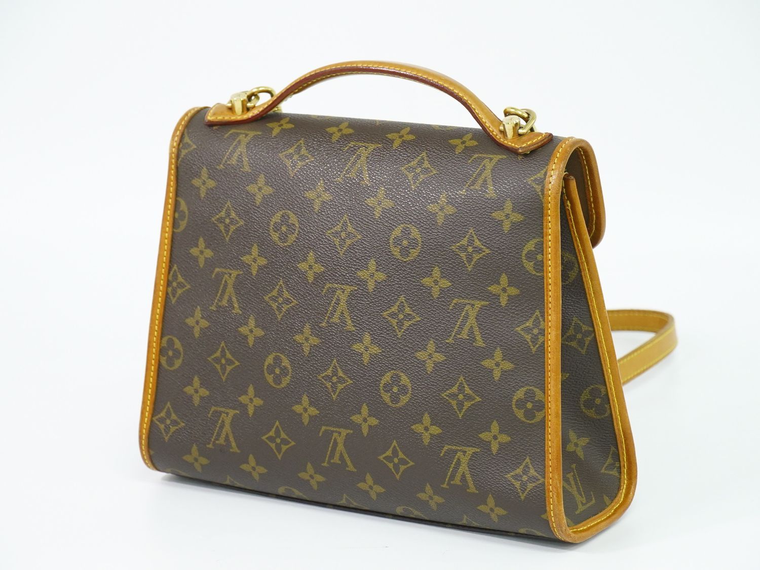 Louis Vuitton LV Bel Air Monogram 2-Way Shoulder Bag Pochette Brown — view 2