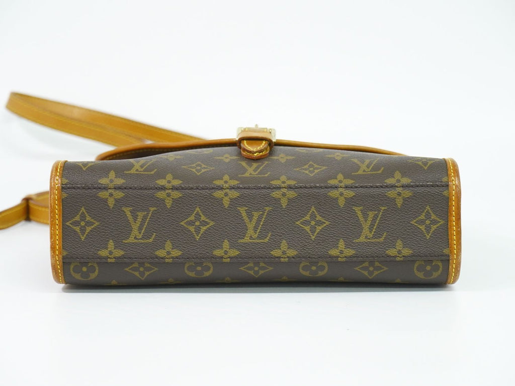 Louis Vuitton LV Bel Air Monogram 2-Way Shoulder Bag Pochette Brown — view 3
