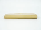 Chanel Coco Button CC Logo Wallet Leather Beige — view 5