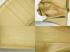 Chanel Coco Button CC Logo Wallet Leather Beige — view 9