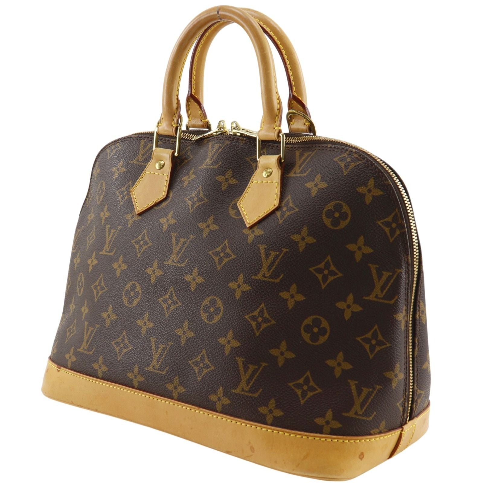 Louis Vuitton Alma Monogram Canvas Brown Handbag — view 2