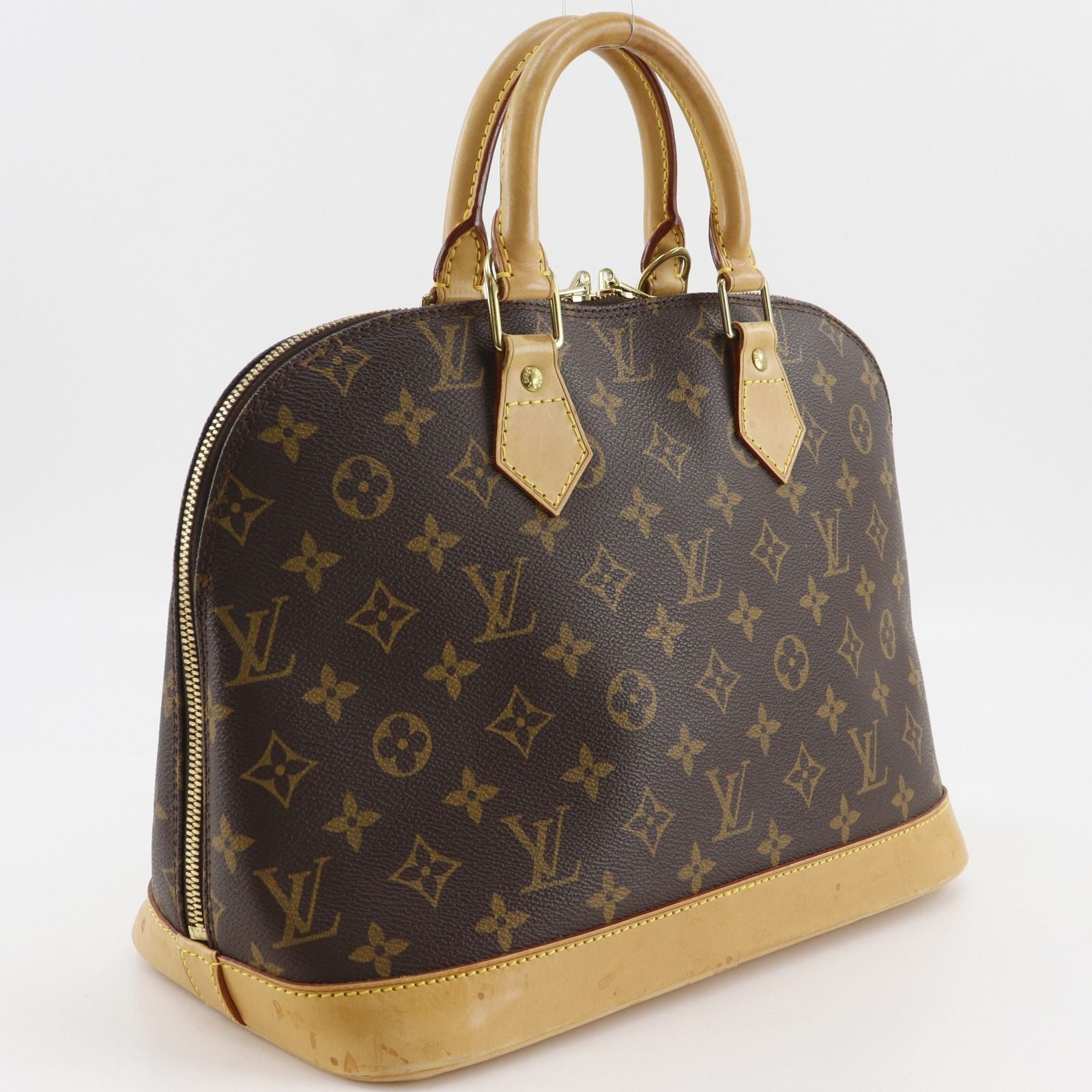 Louis Vuitton Alma Monogram Canvas Brown Handbag — view 3