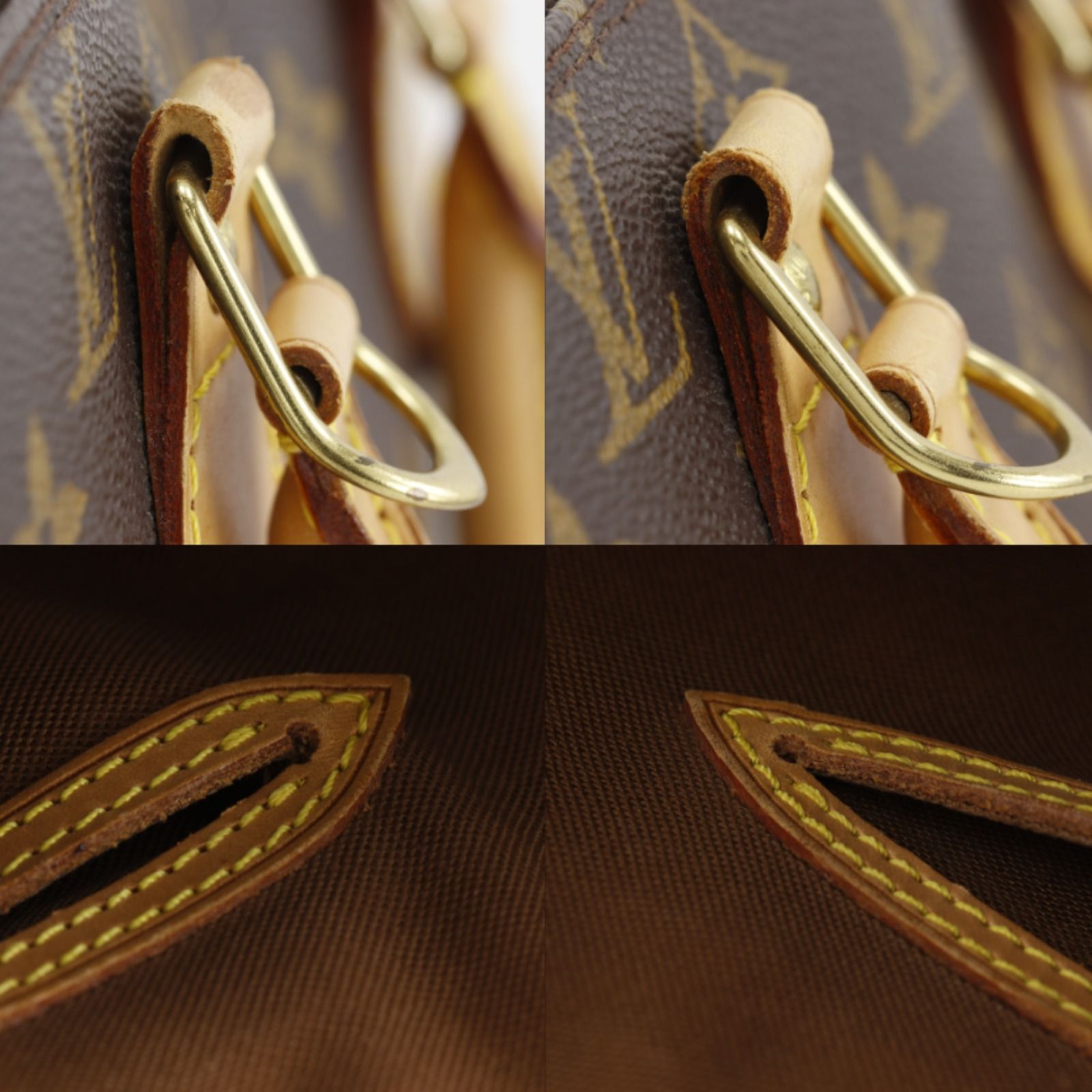 Louis Vuitton Alma Monogram Canvas Brown Handbag — view 9