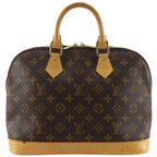 Louis Vuitton Alma Monogram Canvas Brown Handbag