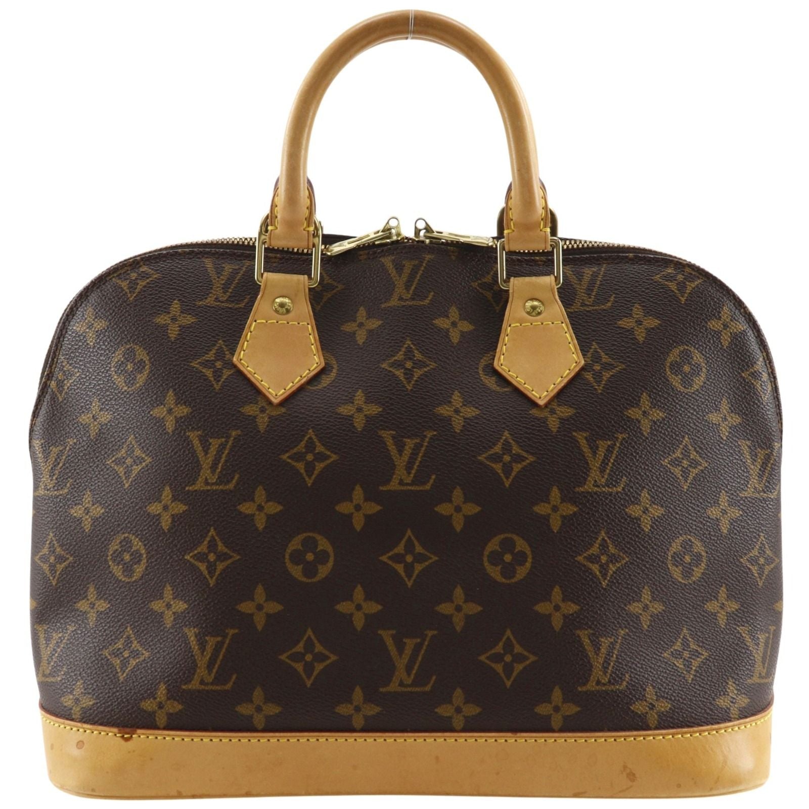 Louis Vuitton Alma Monogram Canvas Brown Handbag