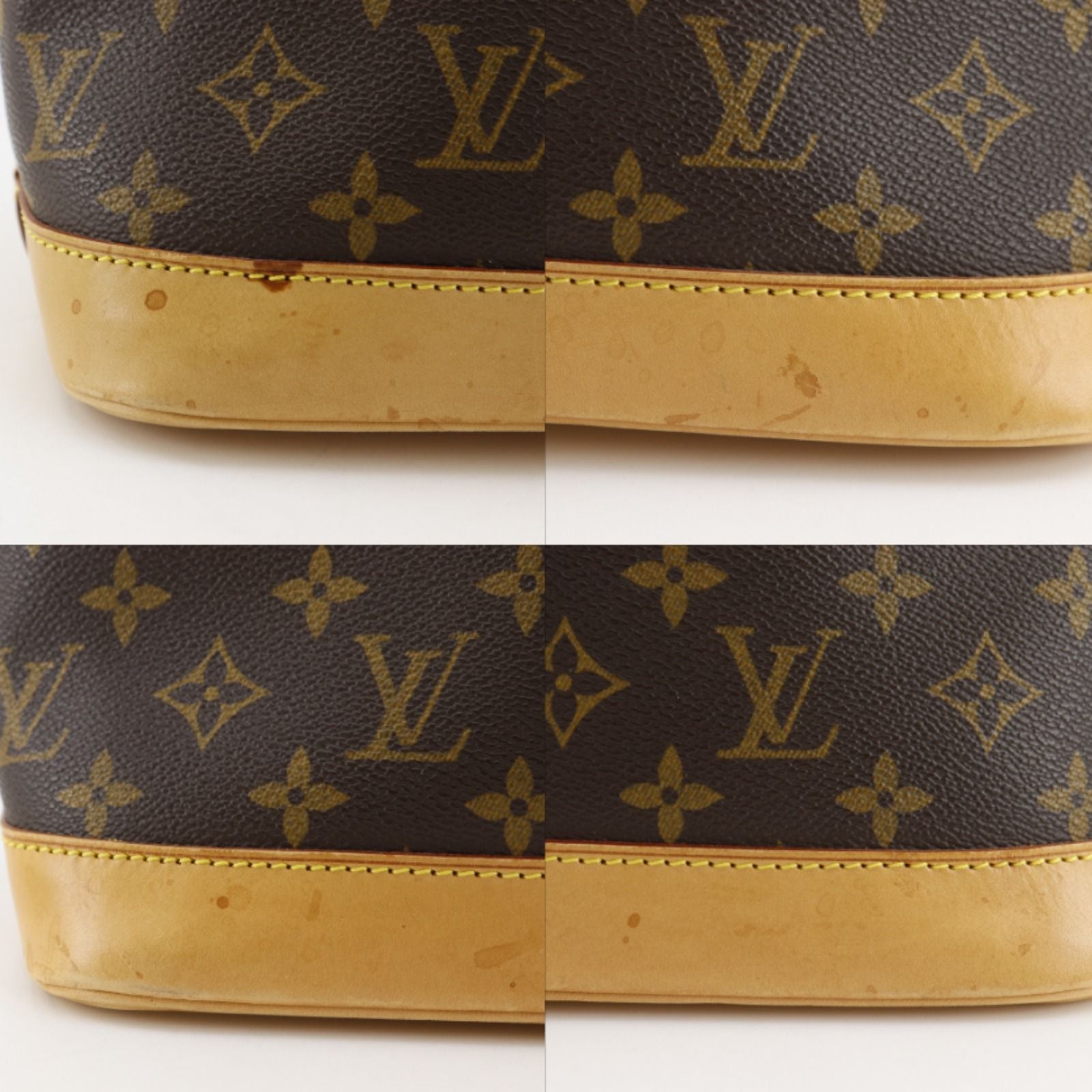 Louis Vuitton Alma Monogram Canvas Brown Handbag — view 8