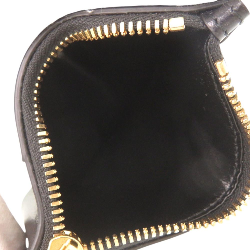 Bottega Veneta Cassette Maxi Intrecciato Leather Black Card Case Coin — view 5