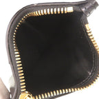 Bottega Veneta Cassette Maxi Intrecciato Leather Black Card Case Coin — view 5