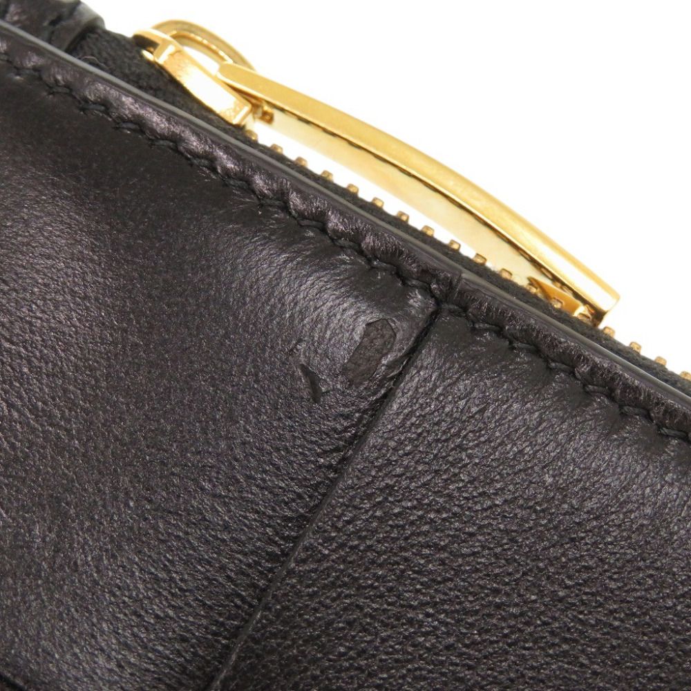 Bottega Veneta Cassette Maxi Intrecciato Leather Black Card Case Coin — view 7