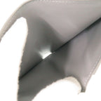 Celine C Compact Wallet Leather Gray Trifold — view 6