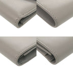 Celine C Compact Wallet Leather Gray Trifold — view 4