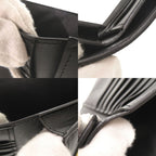 Celine Strap Wallet Leather Black Bifold — view 9