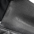 Chanel Belt Bag CC Logo Quilted Chain Caviar Leather Black — view 8