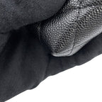 Chanel Belt Bag CC Logo Quilted Chain Caviar Leather Black — view 6