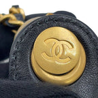 Chanel Belt Bag Quilted CC Logo Lambskin Coco Ball Black — view 7