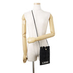 Loewe Shoulder Bag Drawstring Pocket Raffia Black — view 4