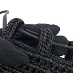 Loewe Shoulder Bag Drawstring Pocket Raffia Black — view 8