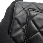 Chanel Chain Shoulder Bag CC Logo Mini Quilted Lambskin Black — view 8