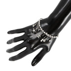 Chanel Bracelet CC Logo Charm Rhinestone Faux Pearl — view 4