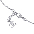 Chanel Bracelet CC Logo Charm Rhinestone Faux Pearl — view 5