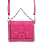 Gucci Shoulder Bag GG Matelasse Nylon Leather