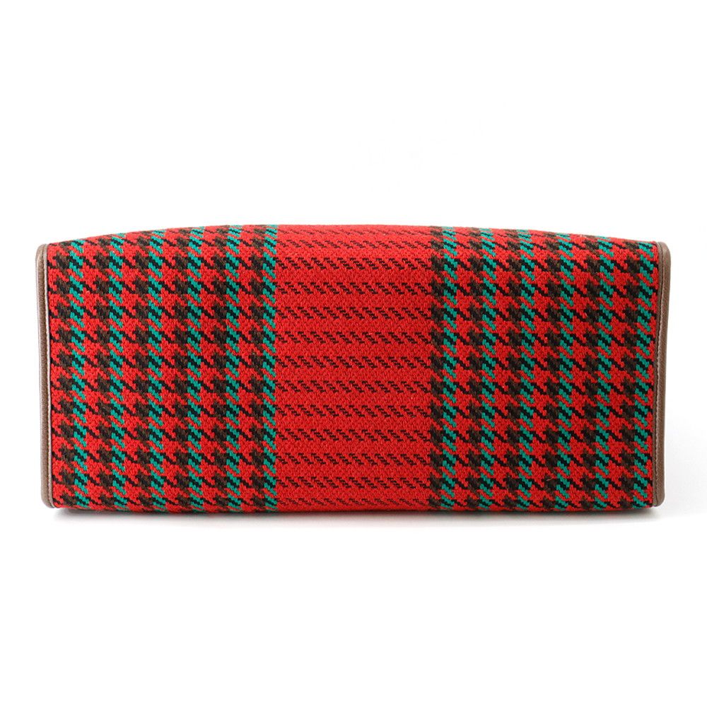 Gucci Tote Interlocking Houndstooth Canvas Leather 2-Way — view 3