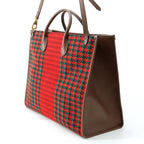 Gucci Tote Interlocking Houndstooth Canvas Leather 2-Way — view 2