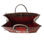 Gucci Tote Interlocking Houndstooth Canvas Leather 2-Way — view 6