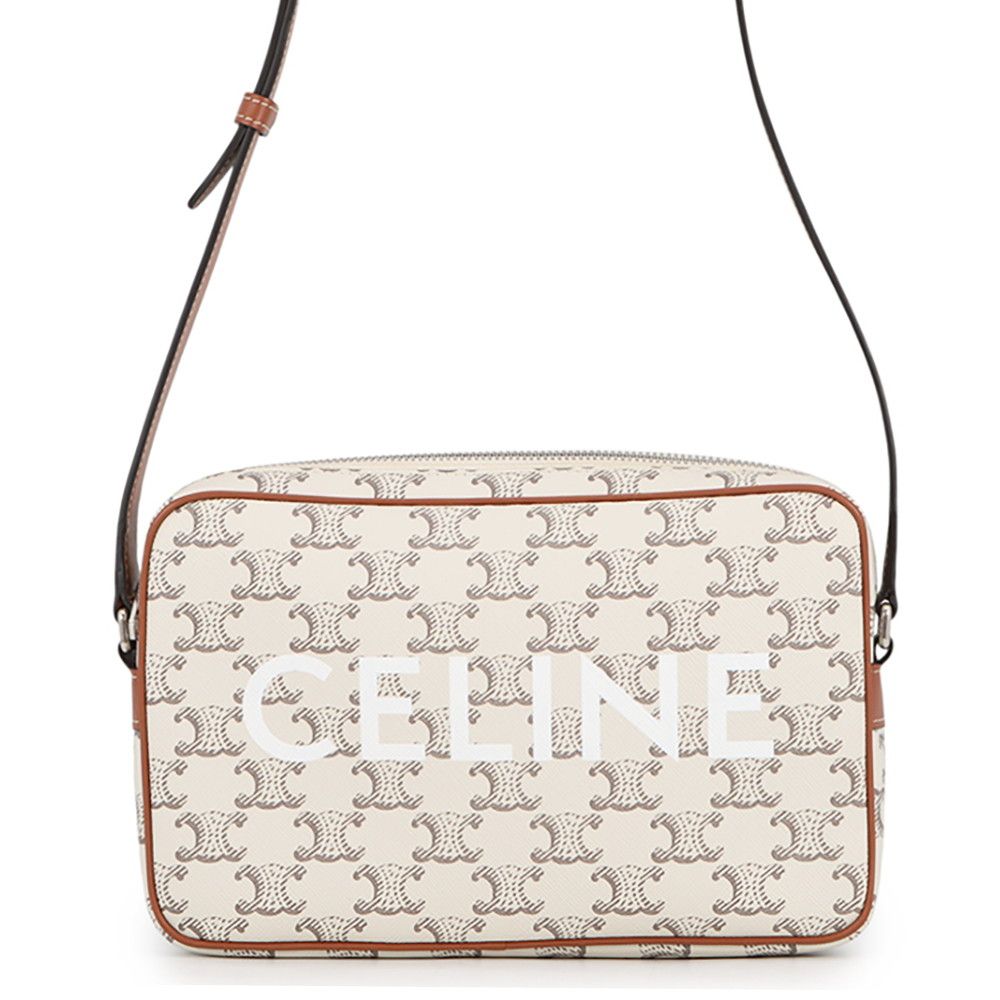 Celine Shoulder Bag Triomphe Horizontal Leather
