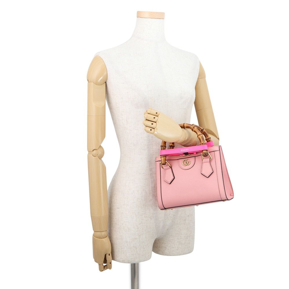 Gucci Handbag Diana Mini GG Leather Bamb 2-Way — view 4