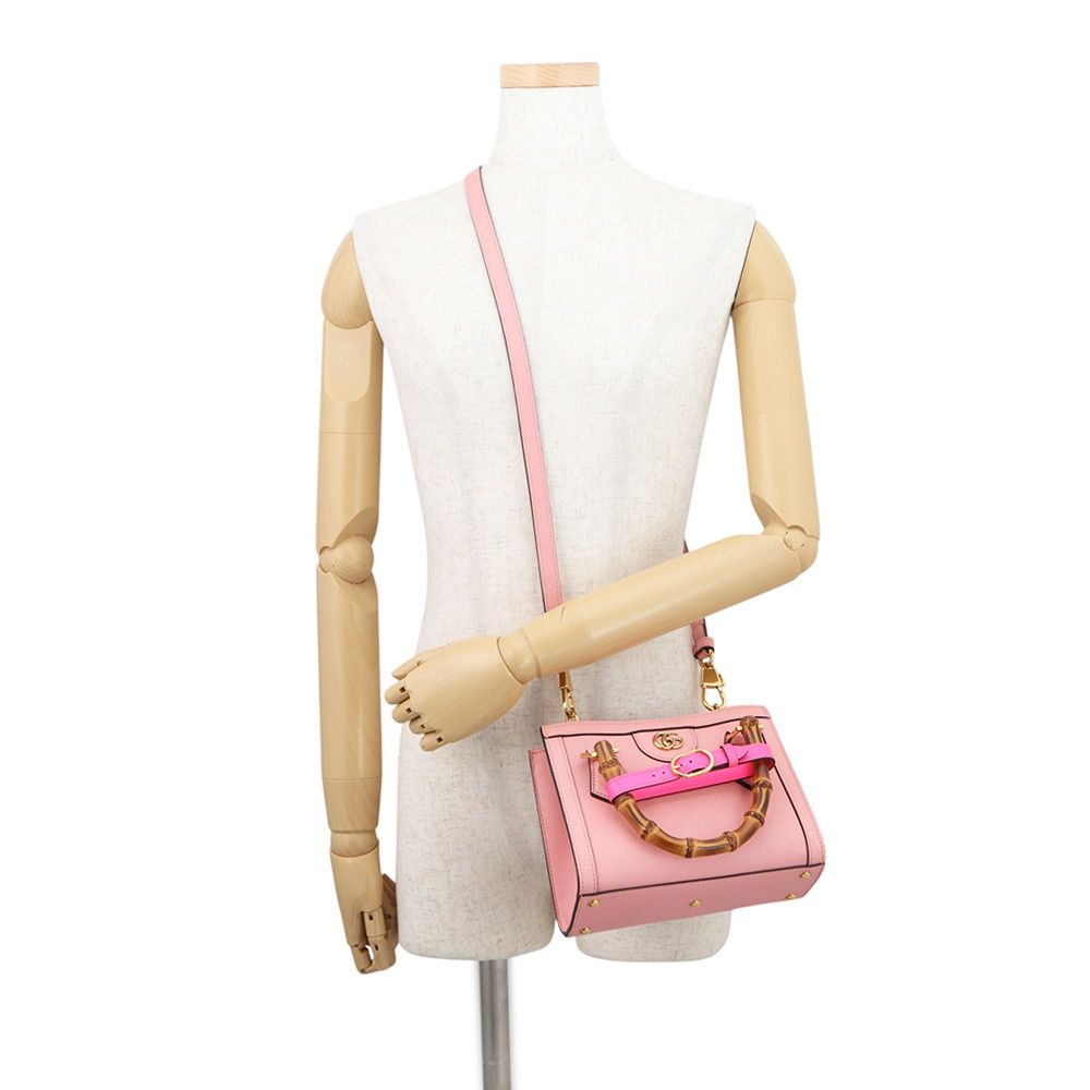 Gucci Handbag Diana Mini GG Leather Bamb 2-Way — view 5