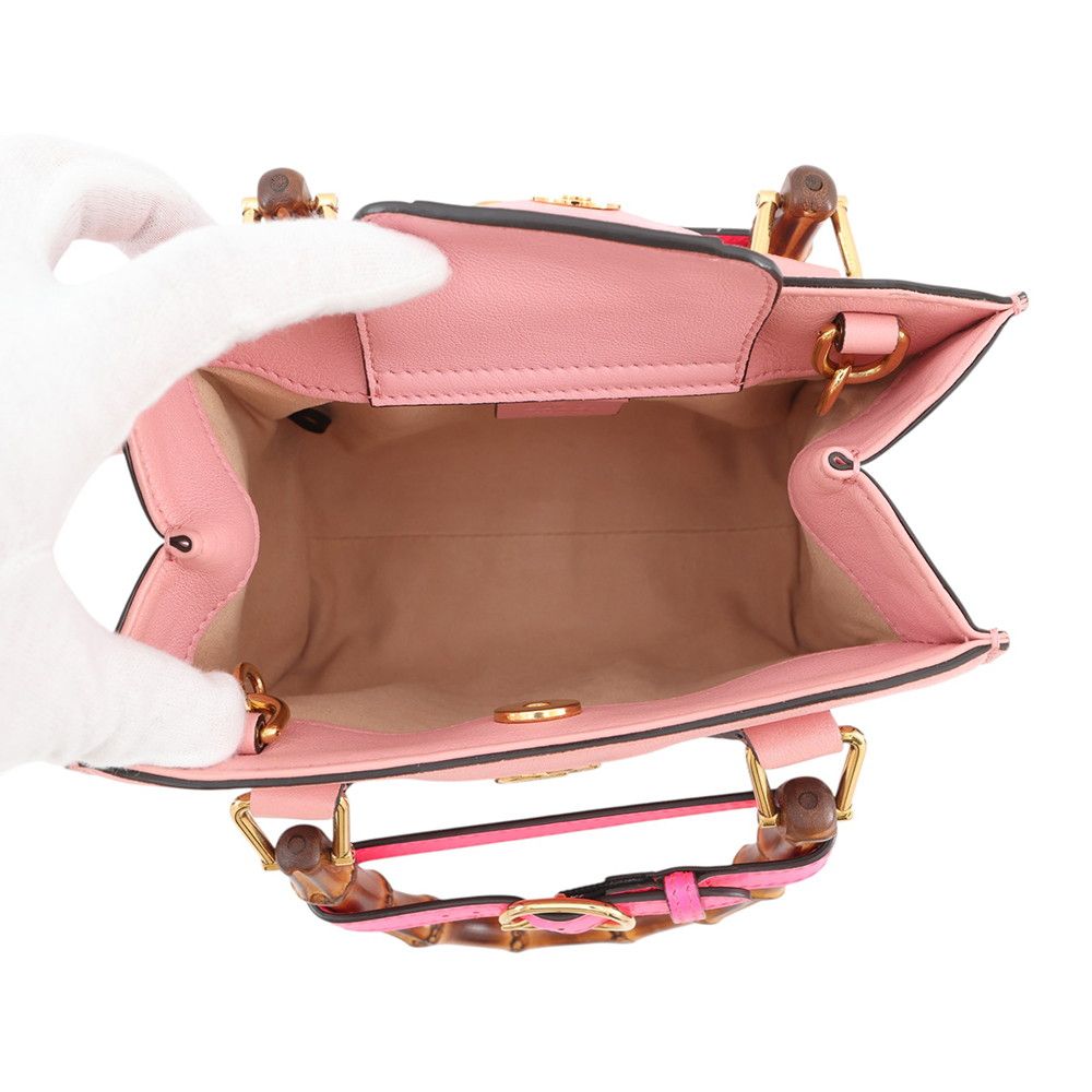 Gucci Handbag Diana Mini GG Leather Bamb 2-Way — view 6